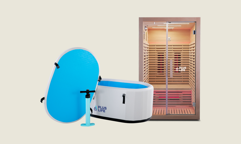 Full Spectrum Sauna + Portable Ice Bath