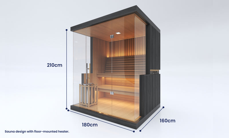 Halo Indoor Traditional Sauna - 4-6 Person